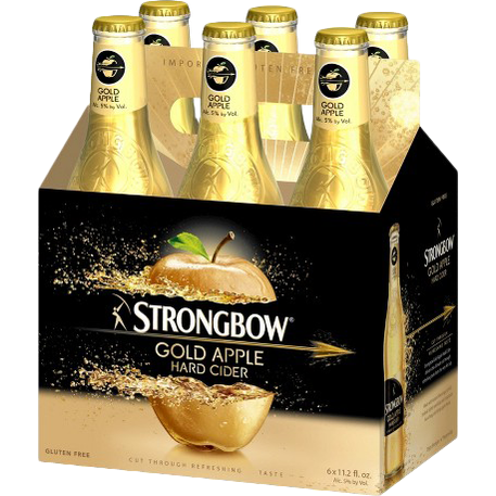 Strongbow Gold Apple Cider  6pk Btl