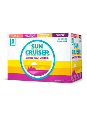 Sun Cruiser White Tea Vodka Vairety 8pk 12oz Cns