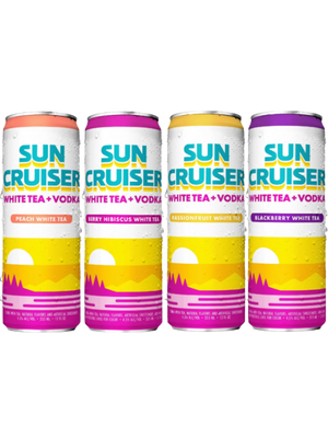 Sun Cruiser White Tea Vodka Vairety 8pk 12oz Cns