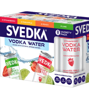 Svedka Vodka Water Assorted 8pk 12oz Can