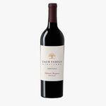 A bottle of Taub Family Vineyards Heritage Cabernet Sauvignon red wine, featuring a dark glass bottle with a cream-colored label and a dark red foil capsule, set against a plain white background.