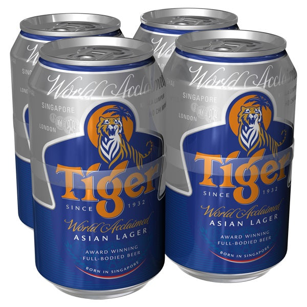 Tiger Beer  4Pk Cn