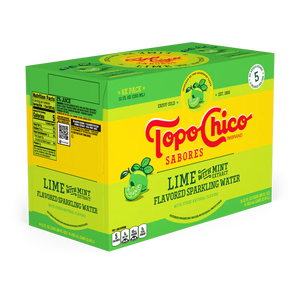 Topo Chico Sabores Lime with Mint 8pk