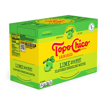 Topo Chico Sabores Lime with Mint 8pk