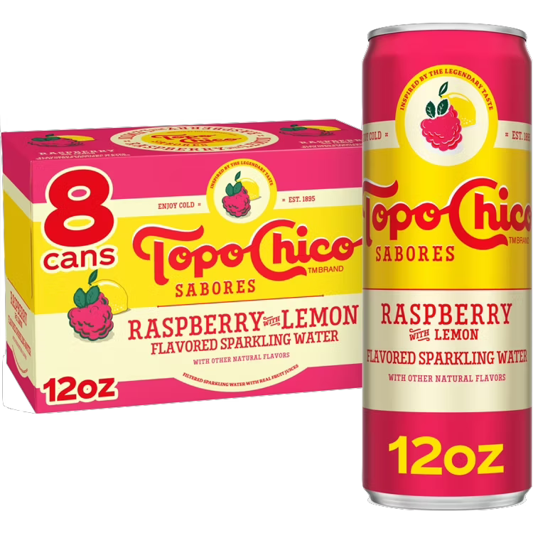 Topo Chico Sabores Raspberry with Lemon