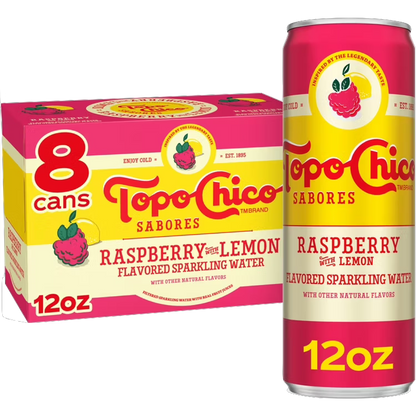 Topo Chico Sabores Raspberry with Lemon