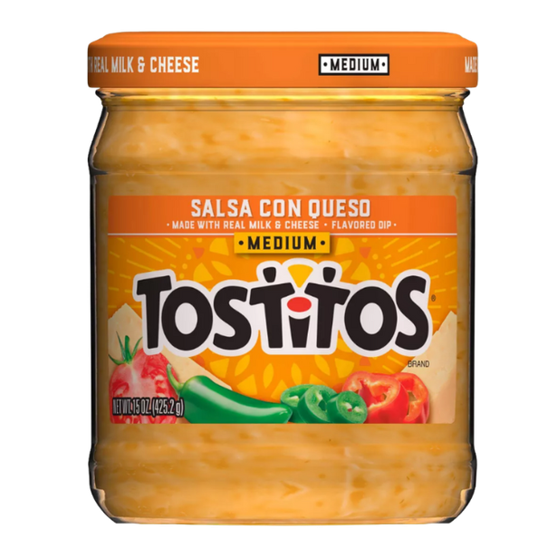 Tostitos Medium Salsa Con Queso 15.oz