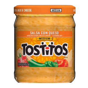 Tostitos Medium Salsa Con Queso 15.oz