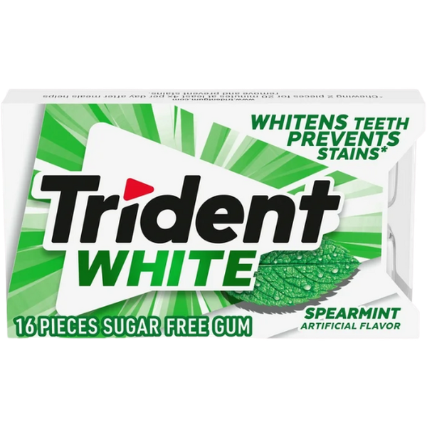 Trident White Spearmint 16Pc