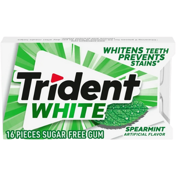 Trident White Spearmint 16Pc