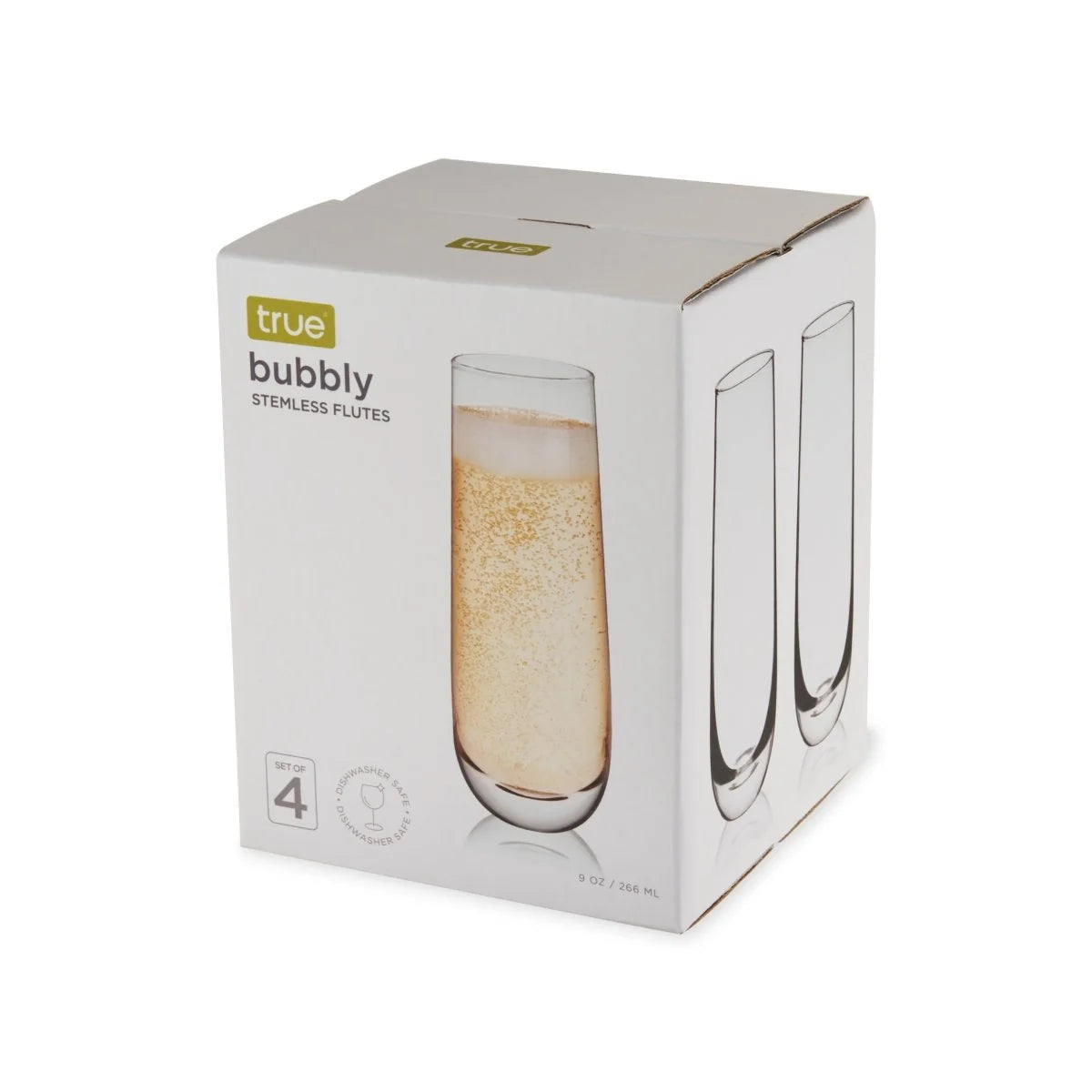 True Bubbly Stemless Flutes