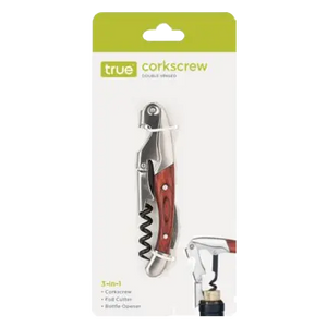 True Double Hinged Corkscrew Wood
