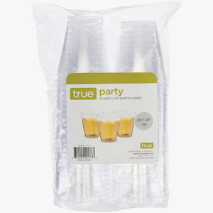 True Plastic Shot 2oz Glasses