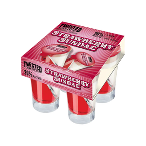 Twisted Shotz Strawberry Sundae