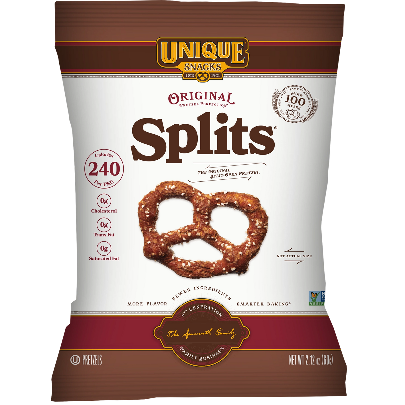 Unique Splits Pretzels