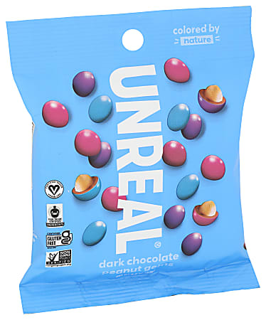 Unreal Dark Chocolate Peanut Gems 2oz