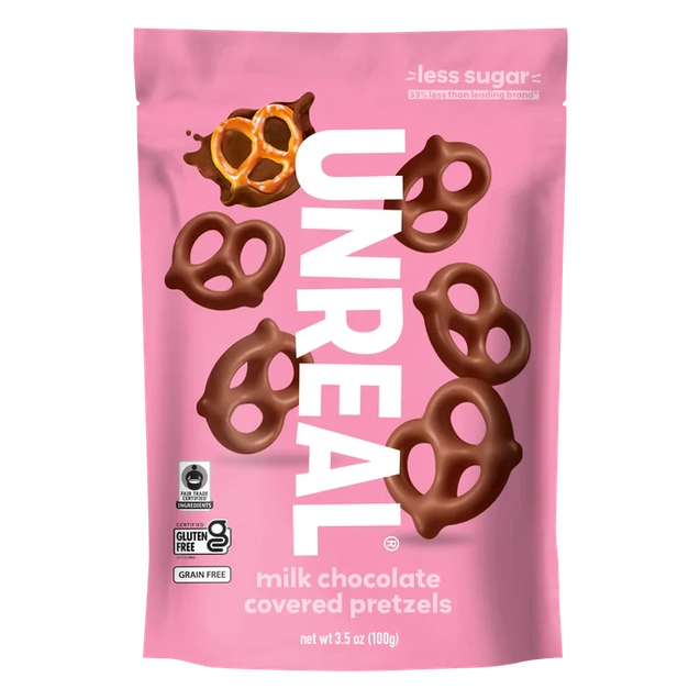 Unreal Milk Chocolate Covered Pretzels