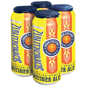 Urban Chestnut Schnickelfritz Weissbier  4pk Cn