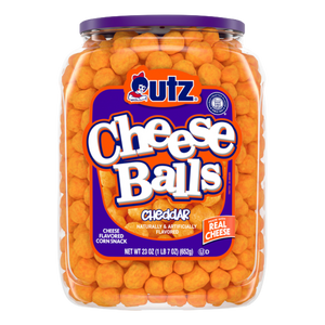 Utz Cheese Balls Baked Cheddar 23oz