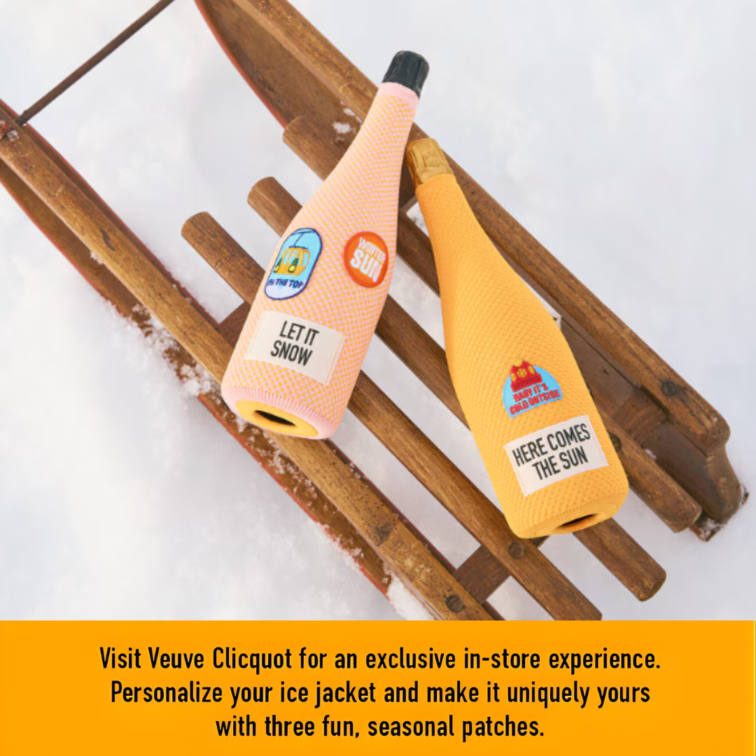 FREE: Veuve Clicquot Winter Patch Personalization Pop Up