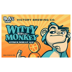 Victory Witty Monkey Wheat Ale  6pk Cn