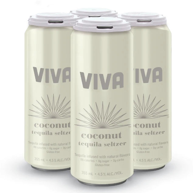 Viva Coconut Tequila Seltzer  Can