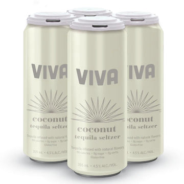 Viva Coconut Tequila Seltzer  Can