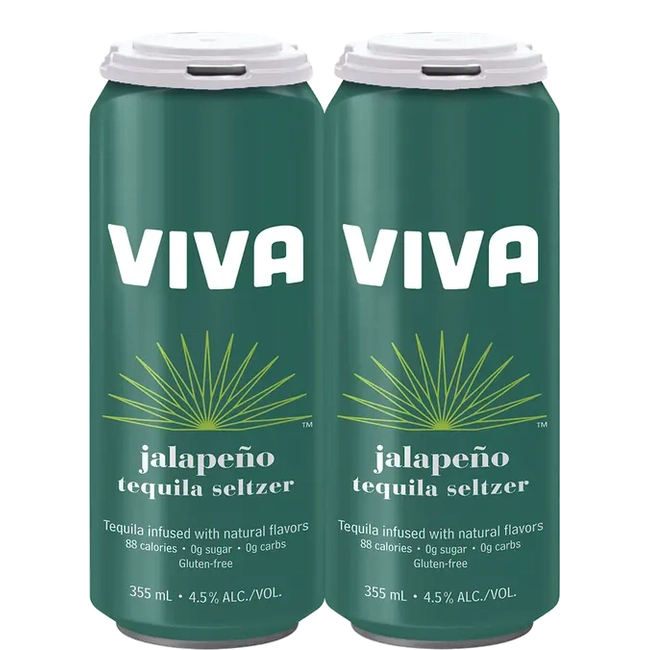 Viva Jalapeno Tequila Seltzer  Can