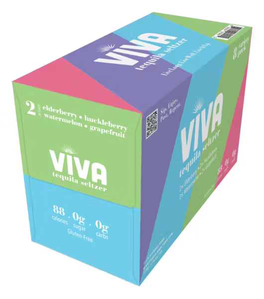Viva Tequila Variety  8pk Cn