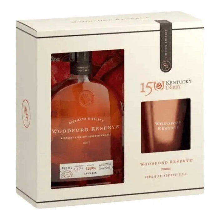 Woodford Reserve Kentucky Derby Gift Set  w Spire Cup