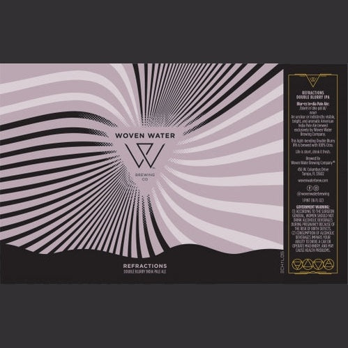 Woven Water Refractions DIPA  4pk Cn