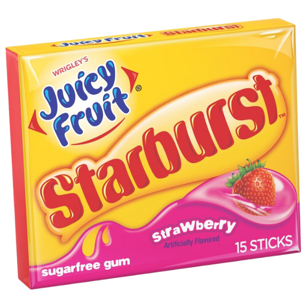 Wrigleys Juicy Fruit Starburst Strawberry 15 Stk