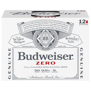 Budweiser Zero  12pk Cn