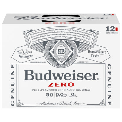 Budweiser Zero  12pk Cn