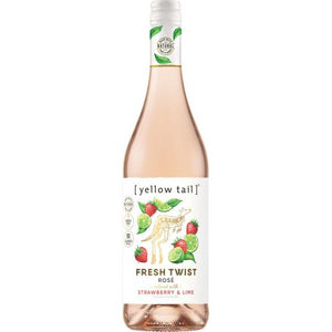 Yellow Tail Fresh Twist Rose Strawberry & Lime