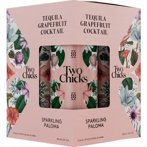Two Chicks Tequila Grapefruit Cocktail  4pk Cn