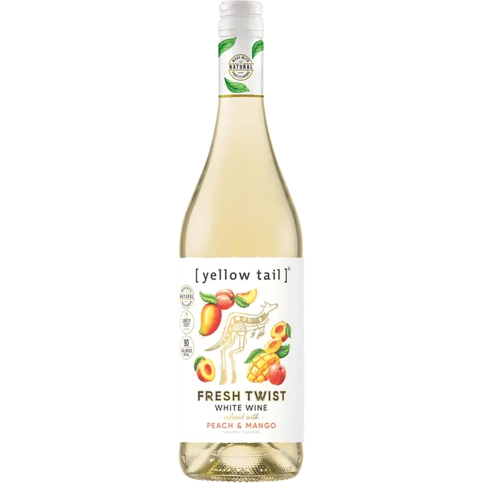 Yellow Tail Fresh Twist White Wine Peach & Mango