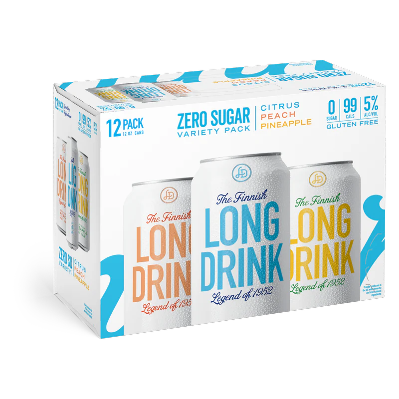 Long Drink Zero Sugar Variety Pack  12pk