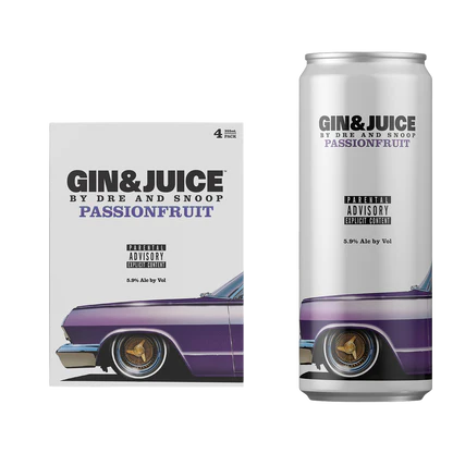 Gin & Juice Passionfruit  12oz Cn