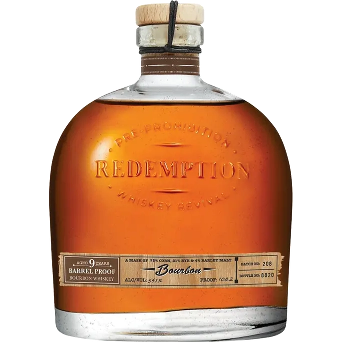 Redemption Bourbon 9 Yr Barrel Proof