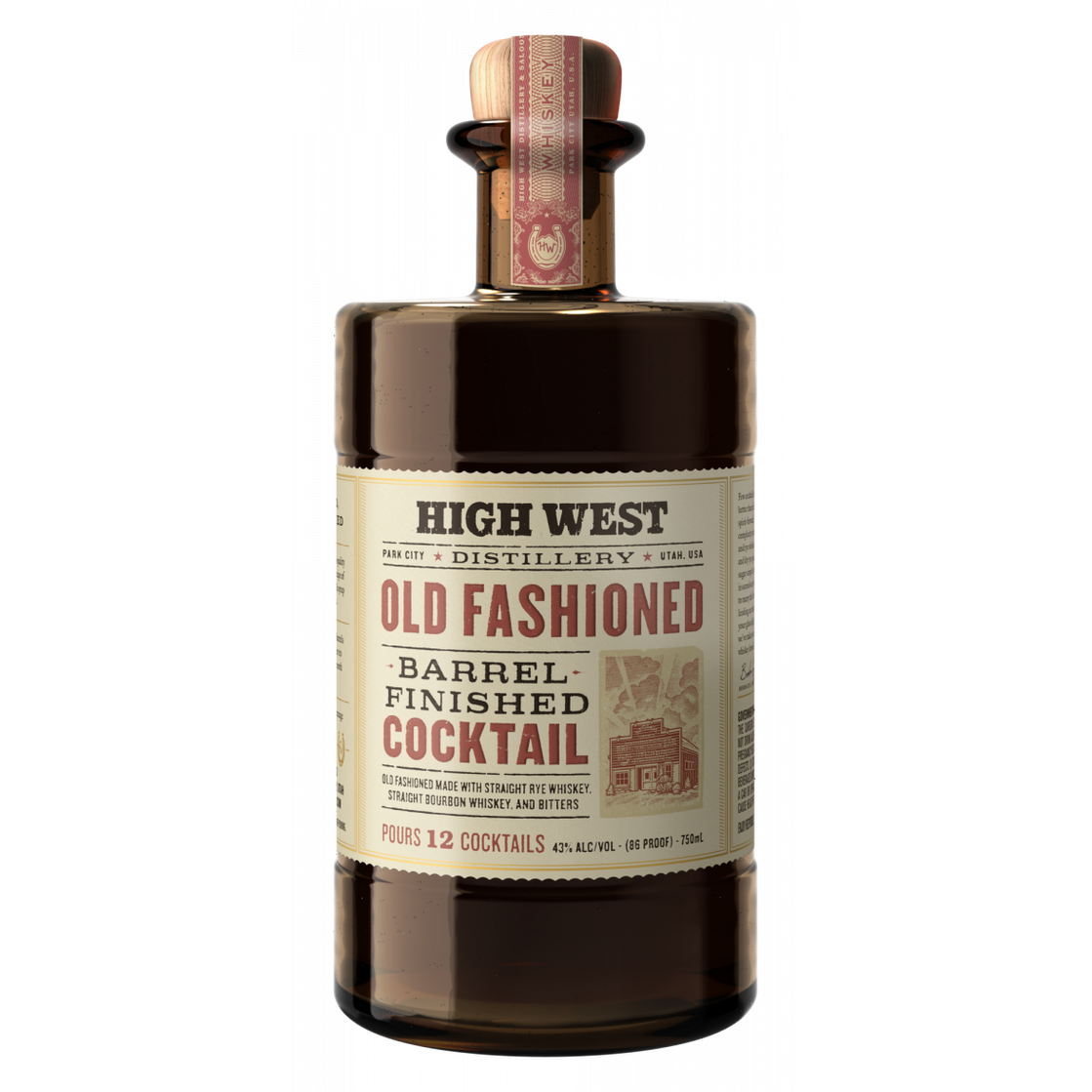 High West Old Fashioned Barrel Finished Cocktail