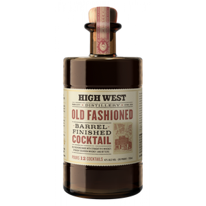 High West Old Fashioned Barrel Finished Cocktail