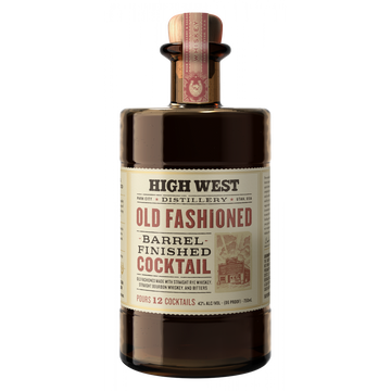 High West Old Fashioned Barrel Finished Cocktail