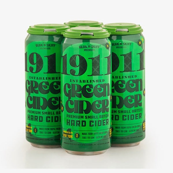 1911 Green Cider  4pk Cn