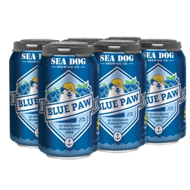 Sea Dog Blue Paw Blueberry Wheat  6pk Cn