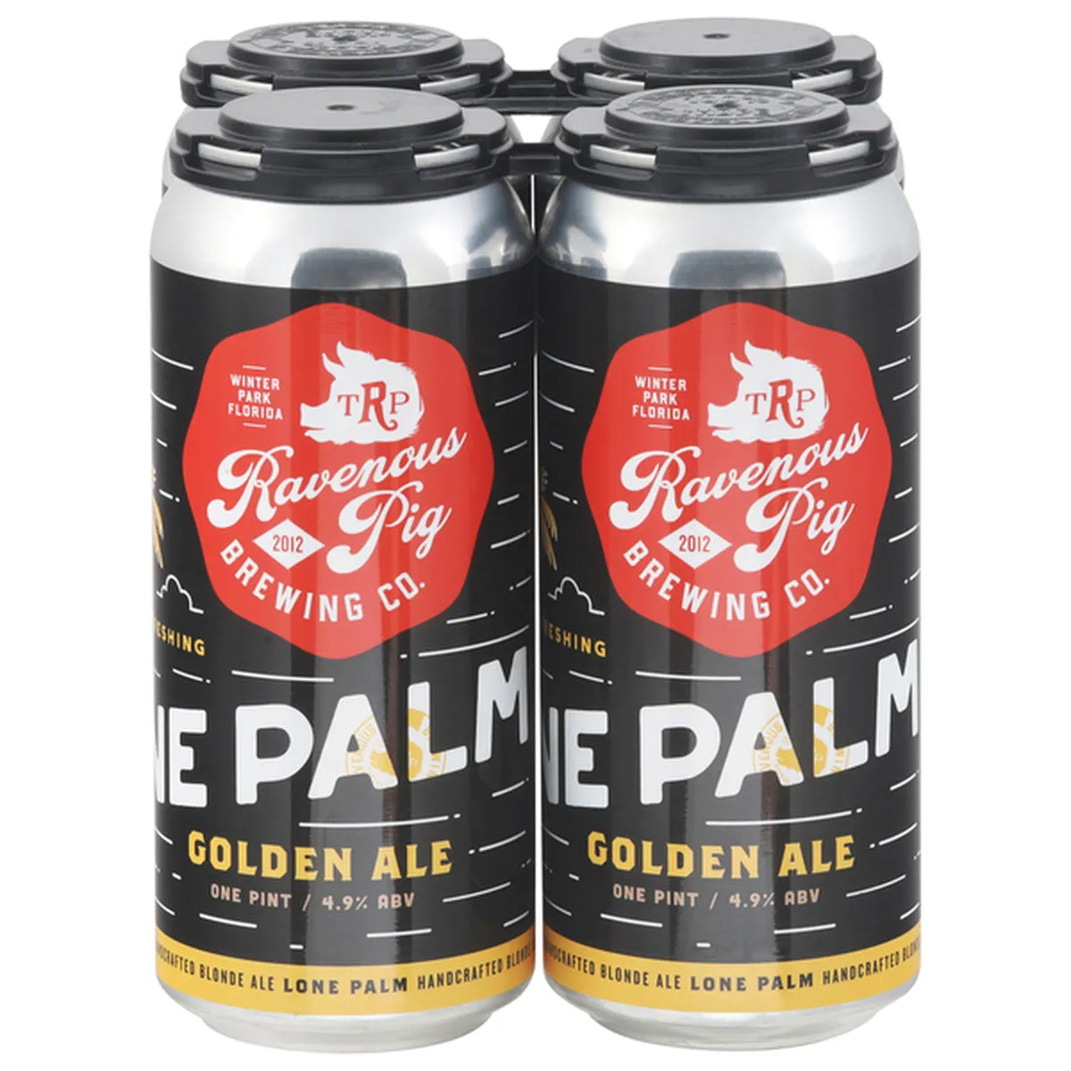 Ravenous Pig Lone Palm Golden Ale  4pk Cn
