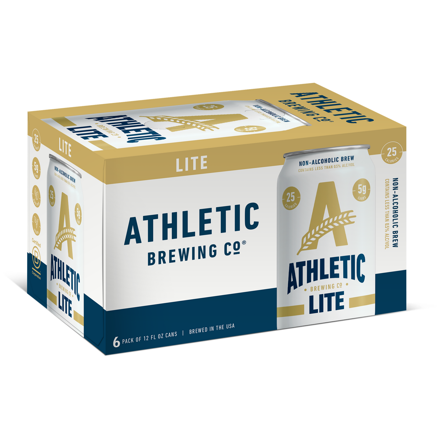 Athletic Brewing Lite NA  6pk Cn