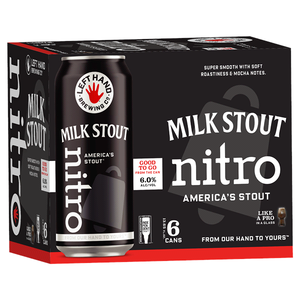 Left Hand Milk Stout Nitro 13.65oz 6pk Cn