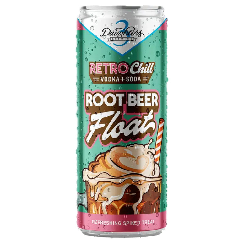 3 Daughters Root Beer Float Vodka Soda  4pk Cn