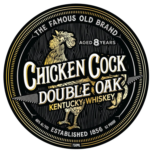 Chicken Cock Rye Double Oak Kentucky Whiskey